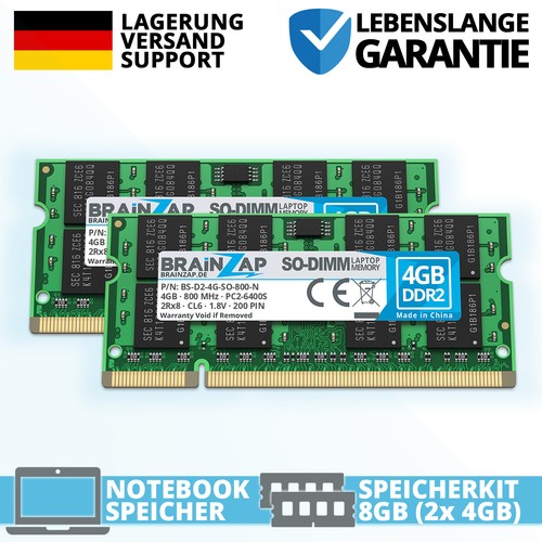 Brainzap 8gb ddr2 ram - (2x,