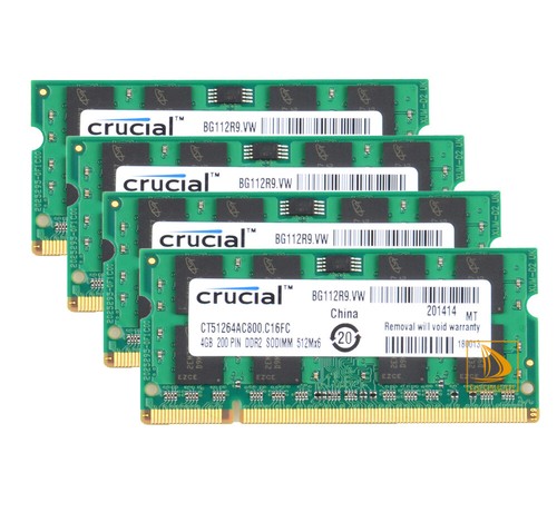 Crucial 4gb 2rx8 pc2 6400s - crucial, pc2-6400s