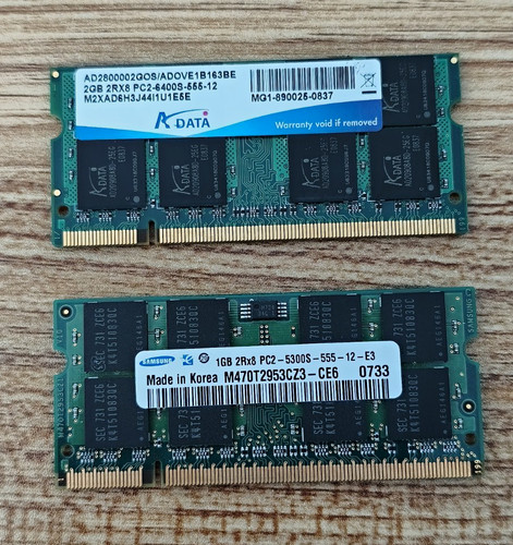 Samsung ddr2 dimm ram 3gb - so-dimm,