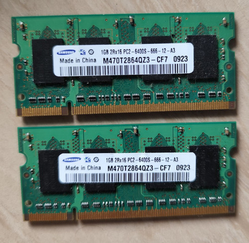 Samsung 2x1gb ram - ram, |