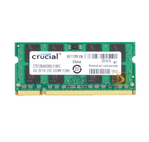 Crucial 4gb 2rx8 pc2 6400s - 4gb,