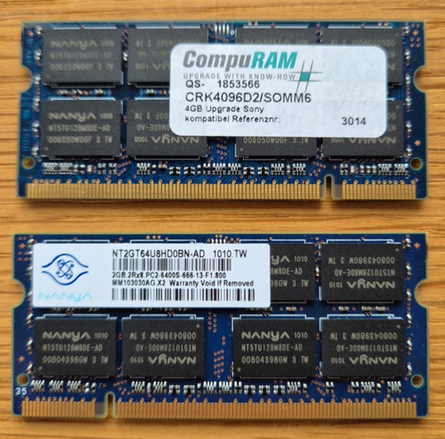 Nanya 4gb 2x2gb ddr2 - /,