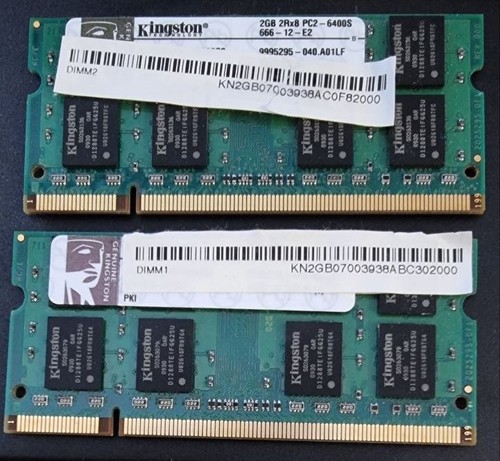 4gb arbeitsspeicher - (2x2gb),