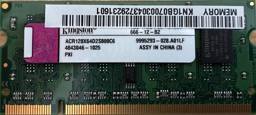 1gb kingston ddr2 800 notebook - kingston, ddr2-800