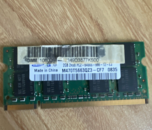 Samsung 2gb ddr2 sdram - 2gb,