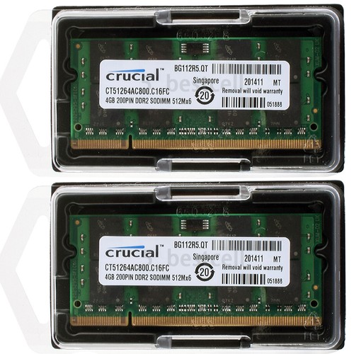 Crucial 2gb 4gb - crucial, pc2-6400