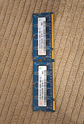 Hynix 2gb ddr2 sdram - (2x1gb),